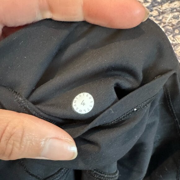 Lululemon Fast Free 7/8 Tight II Nulux 25" Black Size 4 - Picture 3 of 3